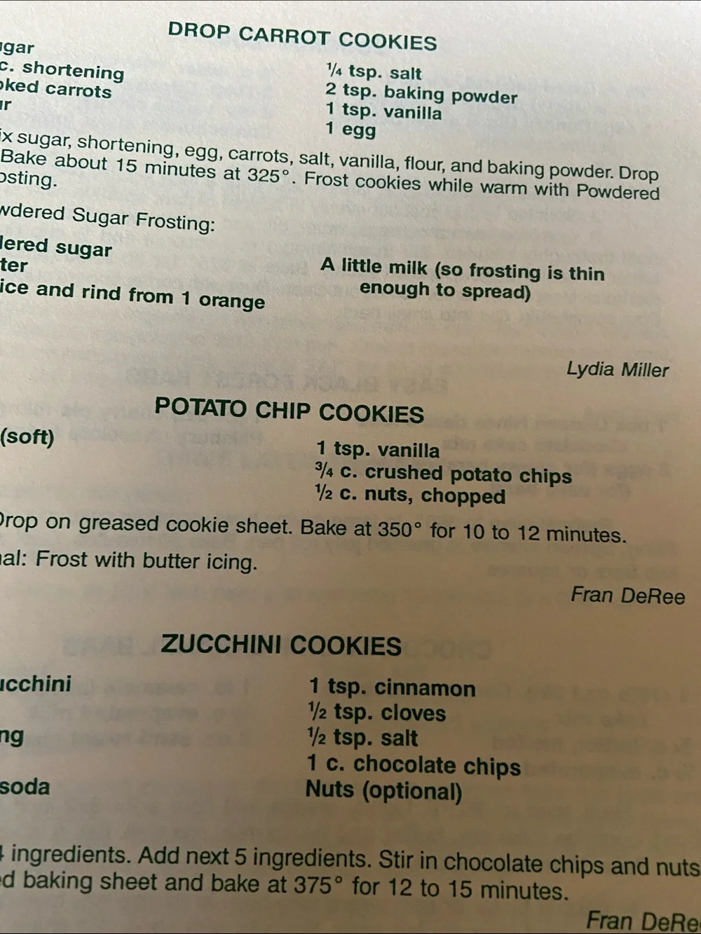 Vintage 90s 1990s OHIO Spiral Cookbook Chagrin Falls OH dessert cookies cake pie
